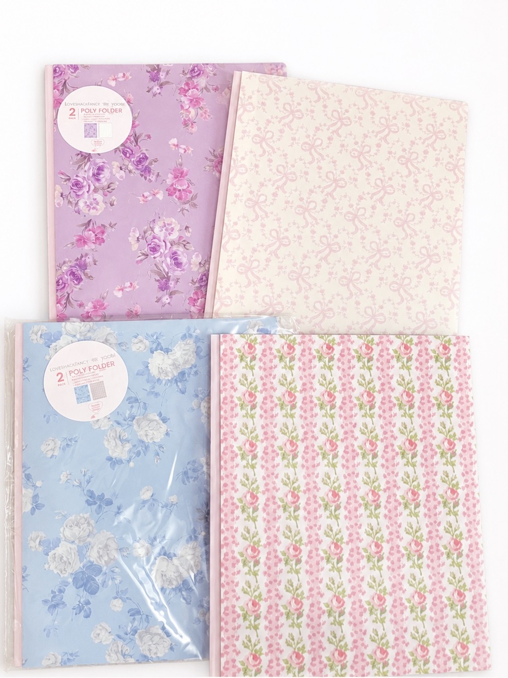 LoveShackFancy Poly Folders 4 pcs